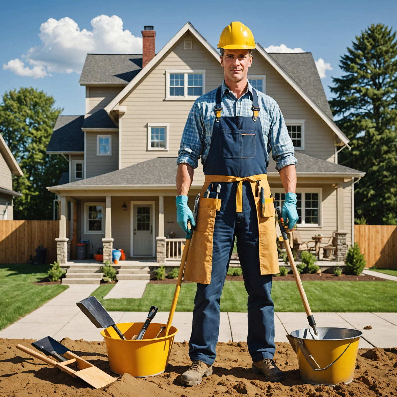 Простая отмостка своими руками: Как сделать надежную отмостку вокруг дома без лишних затрат