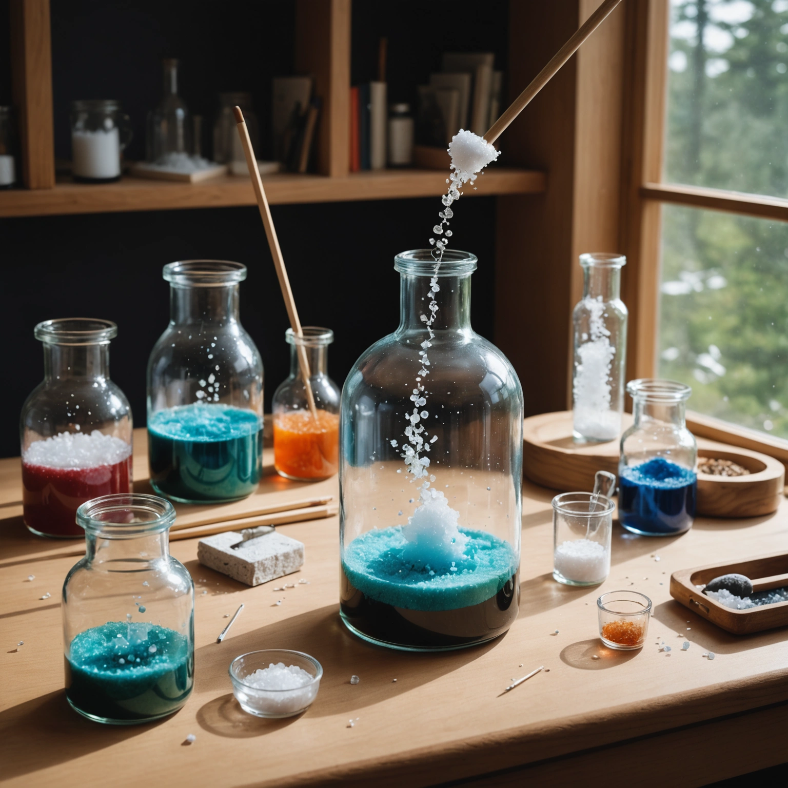 Эксперименты как способ познания мира: от выращивания кристаллов до изучения бактерий