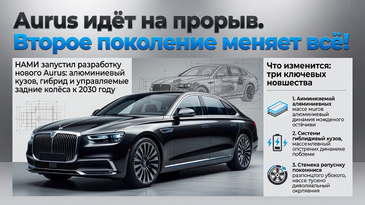 Aurus идёт на прорыв. Второе поколение меняет всё!