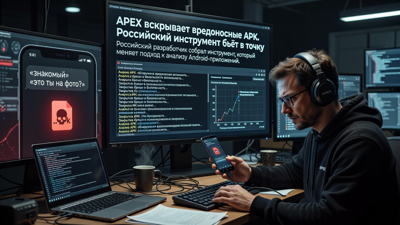 APEX вскрывает вредоносные APK. Российский инструмент бьёт в точку