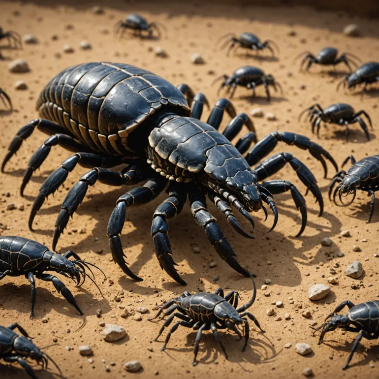 Загадочный мир Скорпионов: от детенышей до заботливой матери