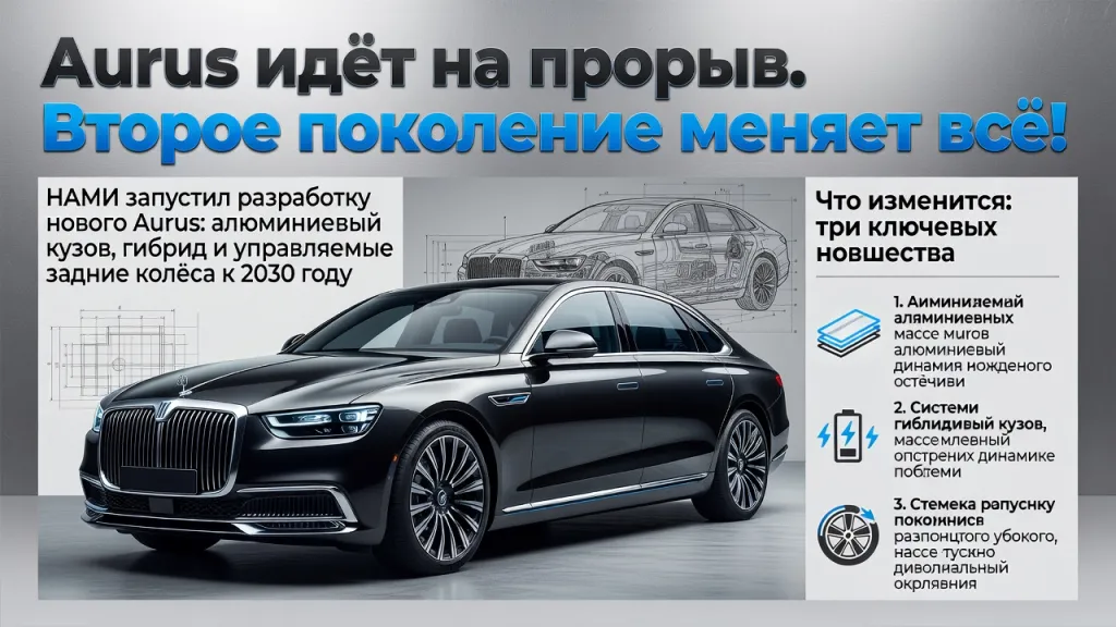Aurus идёт на прорыв. Второе поколение меняет всё!
