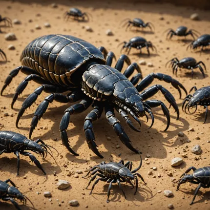 Загадочный мир Скорпионов: от детенышей до заботливой матери