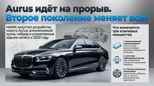 Aurus идёт на прорыв. Второе поколение меняет всё!